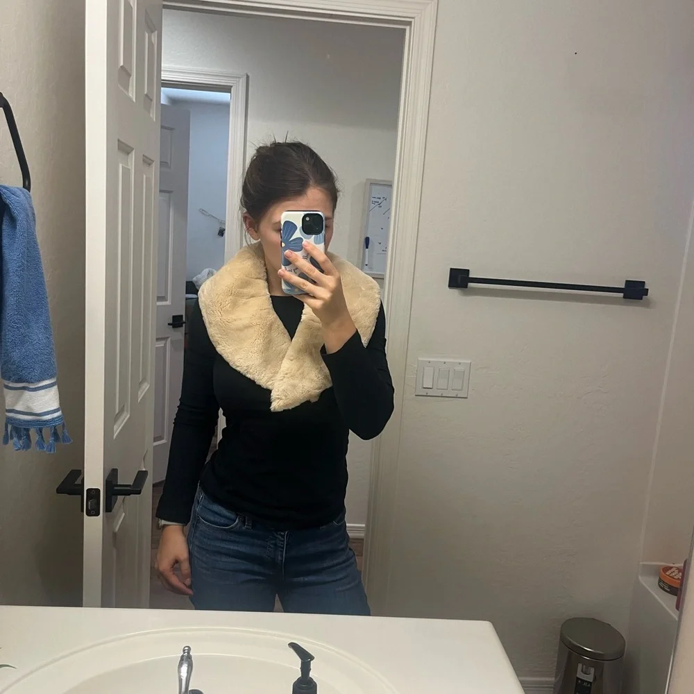 100% Real Mink Collar